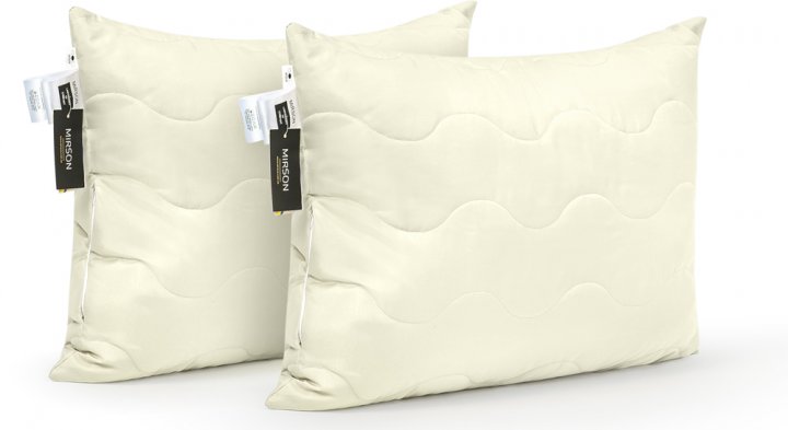 

Набор Подушек MirSon 1605 Eco Light Creamy 50х70 2шт италия, тинсулайт