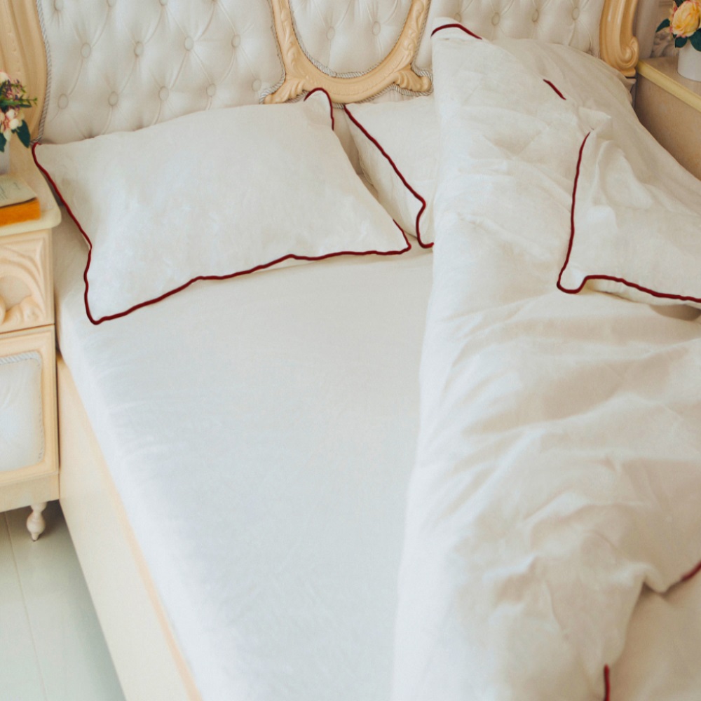 

Постельное белье MirSon Corner Moko White King Size италия, сатин