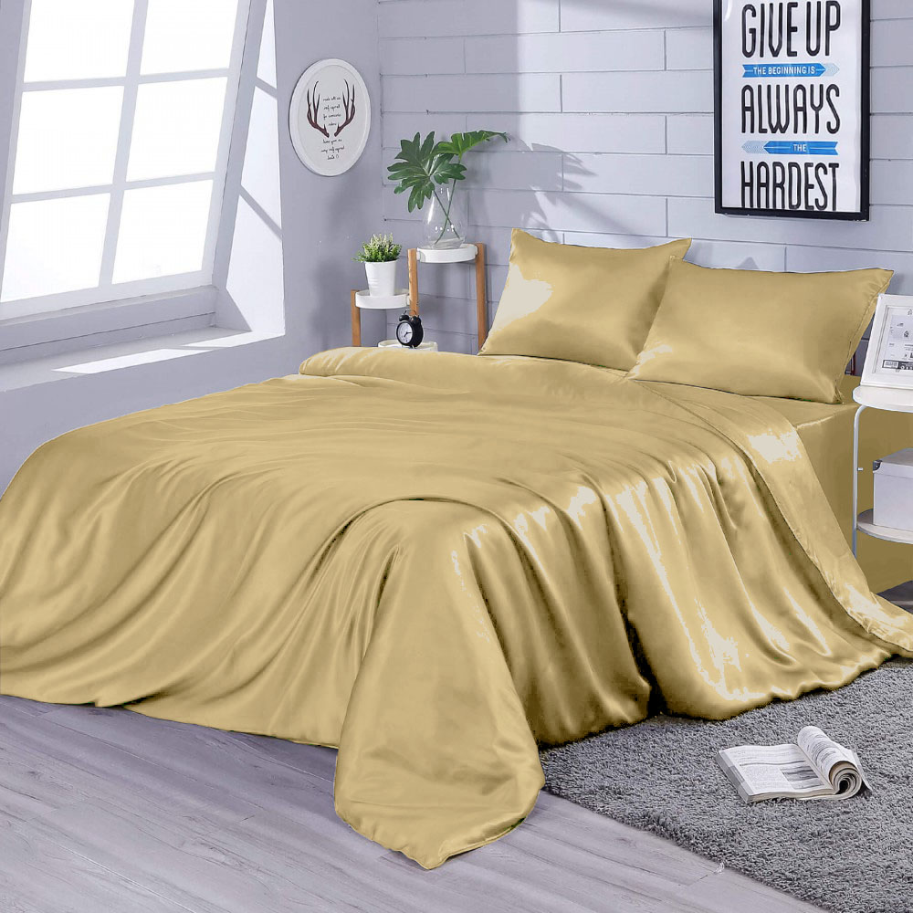 

Постельное белье Zastelli Beige Семейный китай, исскуственный шелк