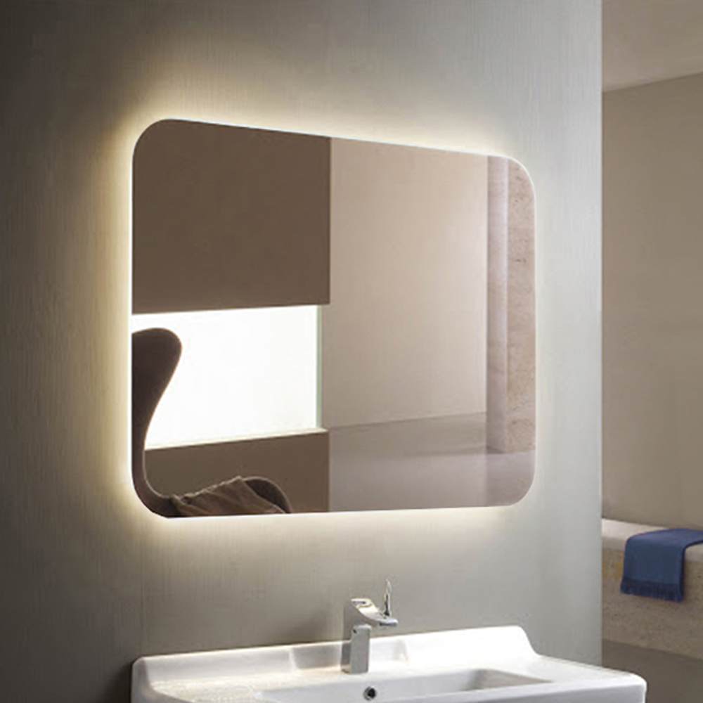 

Зеркало в ванную с подсветкой LED Mirror МАДРИД 90х60см