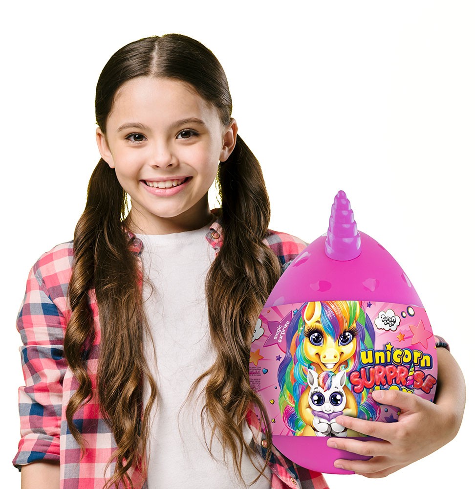 

Подарочный набор для творчества Яйцо единорога среднее 29 см Unicorn Surprise Box (рус), Danko Toys (USB-01-01)