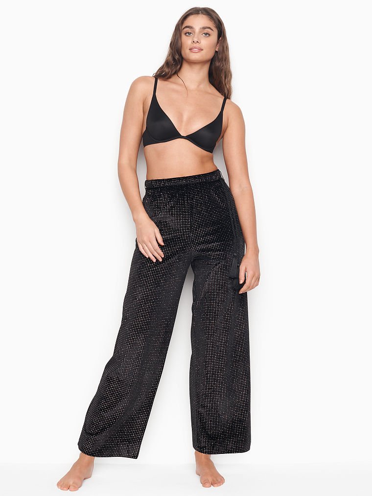 

Домашние штаны Victoria's Secret 302769138 L Черные