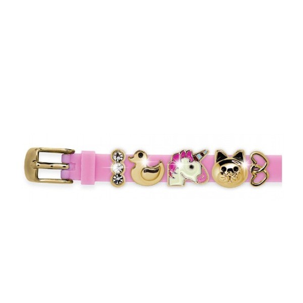 

Браслет силиконовый Biojoux BJB006 Charms Bracelet MIX 6 - Pink