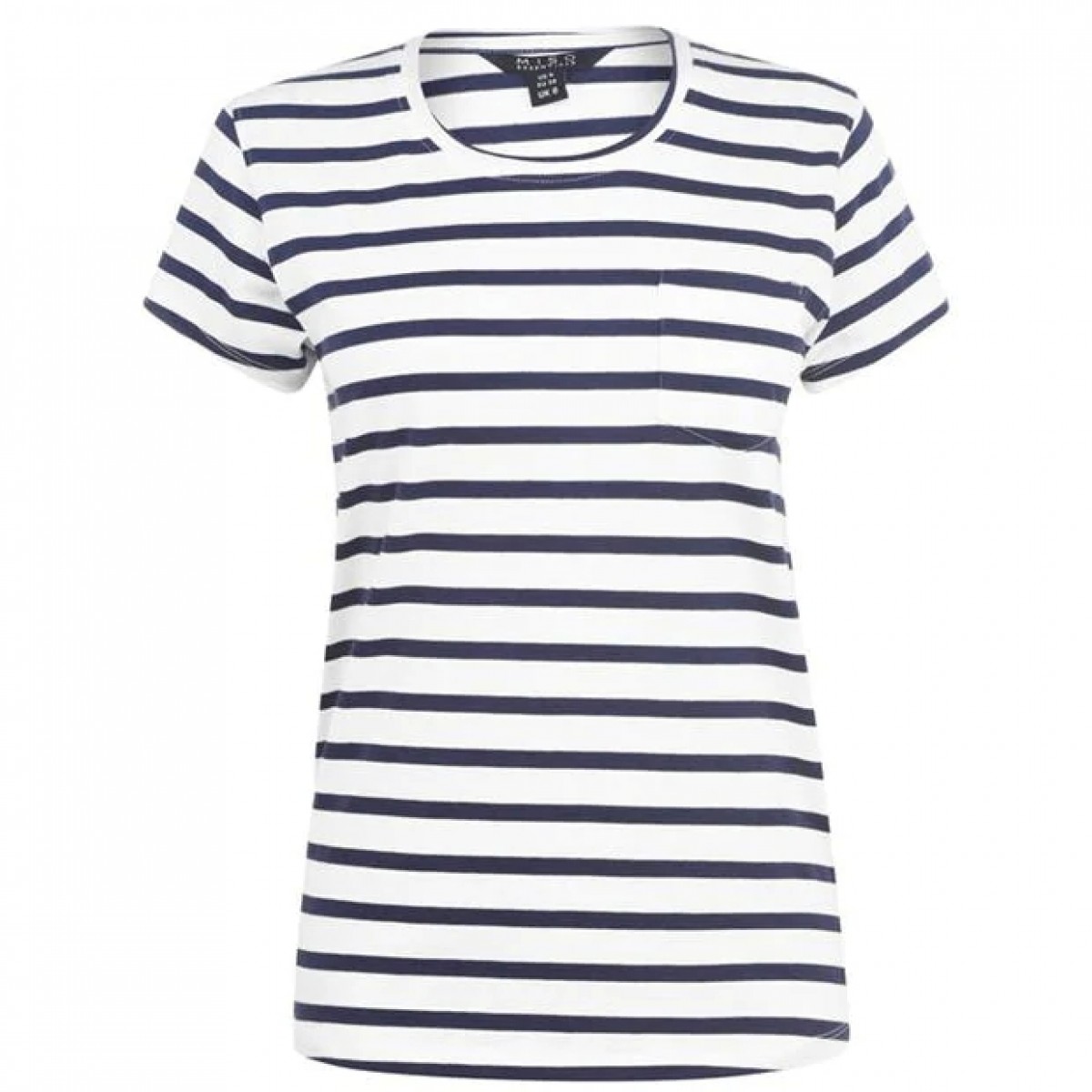 

Футболка Miso Scoop Pocket White/Navy, M (46)