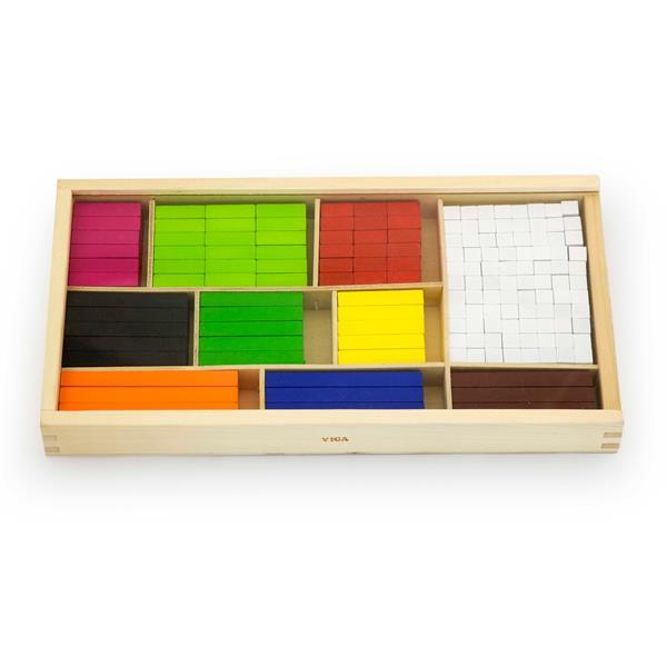 

Набор для счета Viga Toys Деревянные палочки Кюизенера, 308 шт. (OPT2_56166) 33 x 18 x 4 см