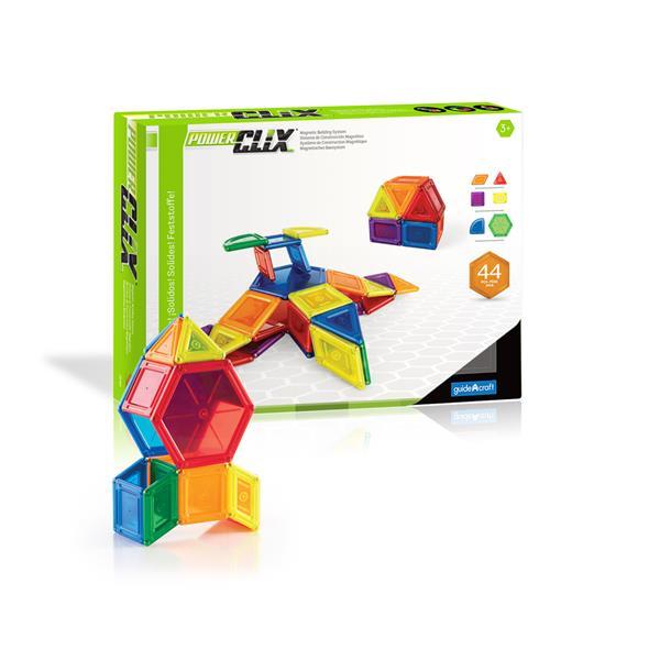 

Магнитный конструктор Guidecraft PowerClix Solids, 44 детали (OPT2_G9421) 29 x 40 x 8 см