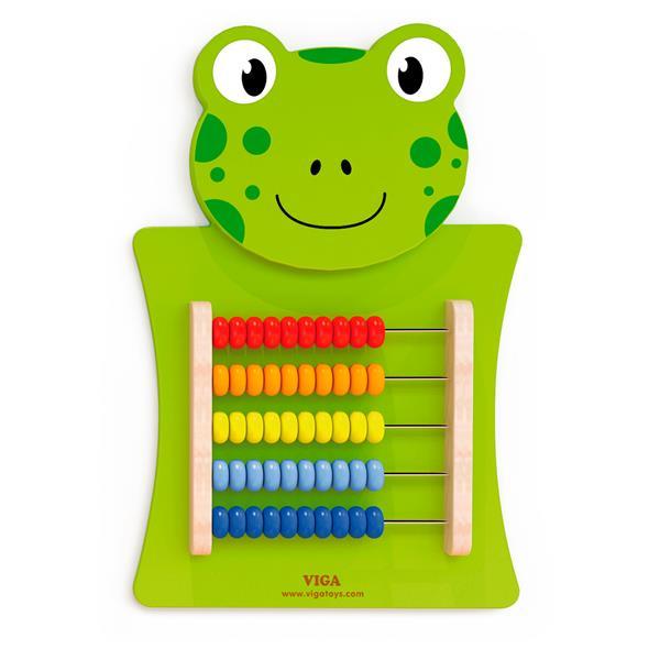 

Бизиборд Viga Toys Лягушка со счетами (OPT2_50679) 57 x 7 x 38 см