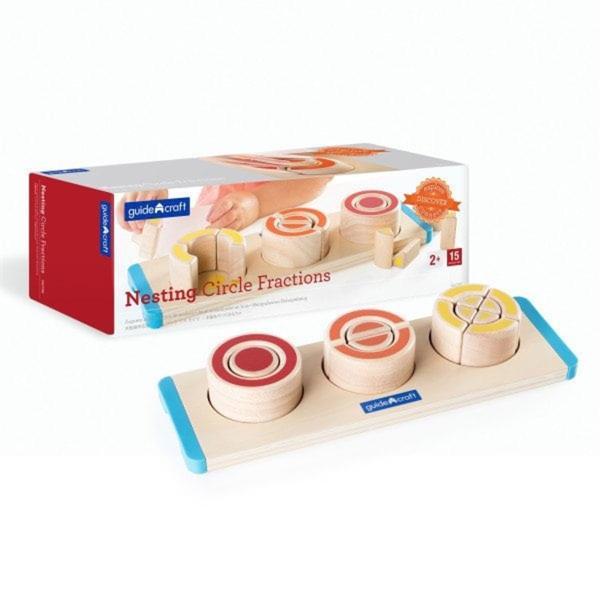 

Деревянный пазл-сортер Guidecraft Manipulatives Сегменты круга (OPT2_G6746) 40 x 15 x 7 см