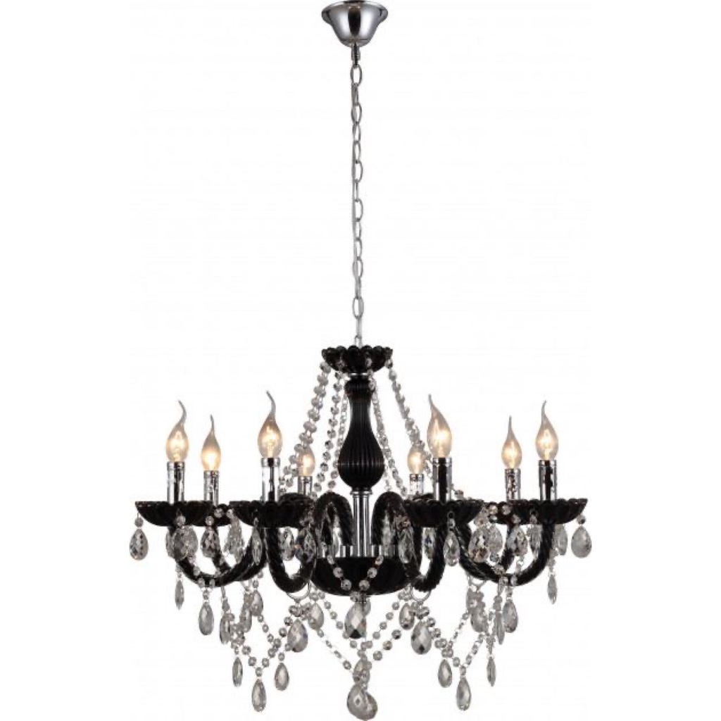 

Люстра Altalusse INL-1149P-08 Black & Chrome