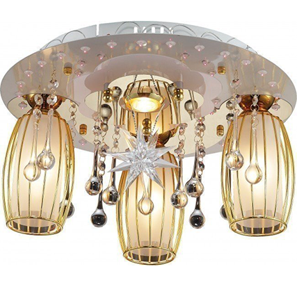 

Потолочный светильник Altalusse LV219-04 White & Gold
