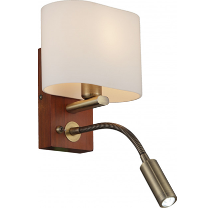 

Бра Altalusse INL-3095W-02 Antique brass & Walnut