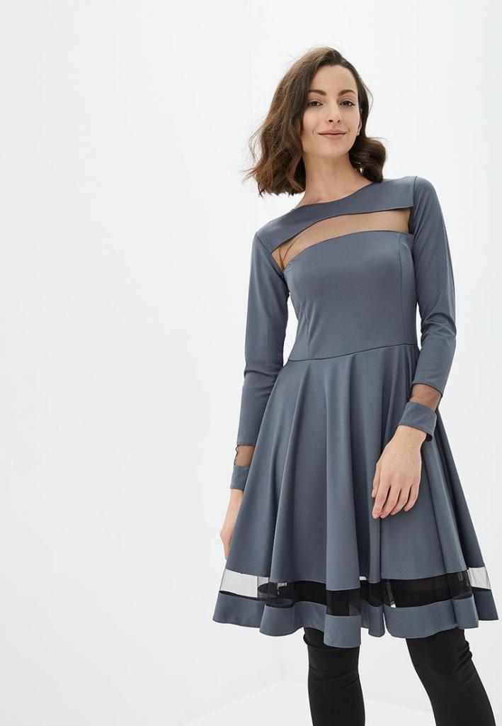 

Женское платье Подіум Azales 21139-GREY  Серый, Женское платье Подіум Azales 21139-GREY S Серый