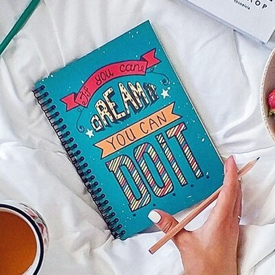 

Блокнот скетчбук базовый прямоугольный Sketchbook Present Скетчбук блокнот с принтом для рисования блокнот с принтом If you can dream it you can do it