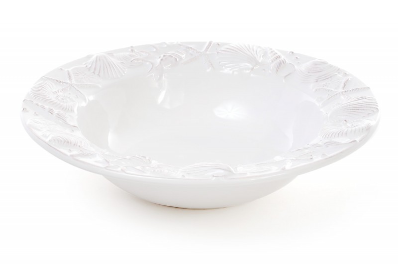 

Набор тарелок суповых керамических Bon Морские мотивы 545-372, 500мл, цвет - белый, 3 шт