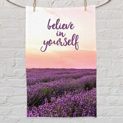 

Полотенце маленькое с принтом Believe in yourself Present маленькое полотенце с принтом 80х50 см