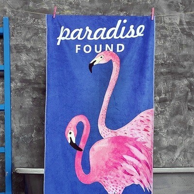 

Полотенце большое с принтом Paradise found Present большое полотенце с принтом 150х70 см