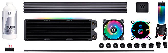 

Набор для сборки СВО Thermaltake Pacific CL360 Max D5 Hard Tube Water Cooling Kit (CL-W259-CU00SW-A)