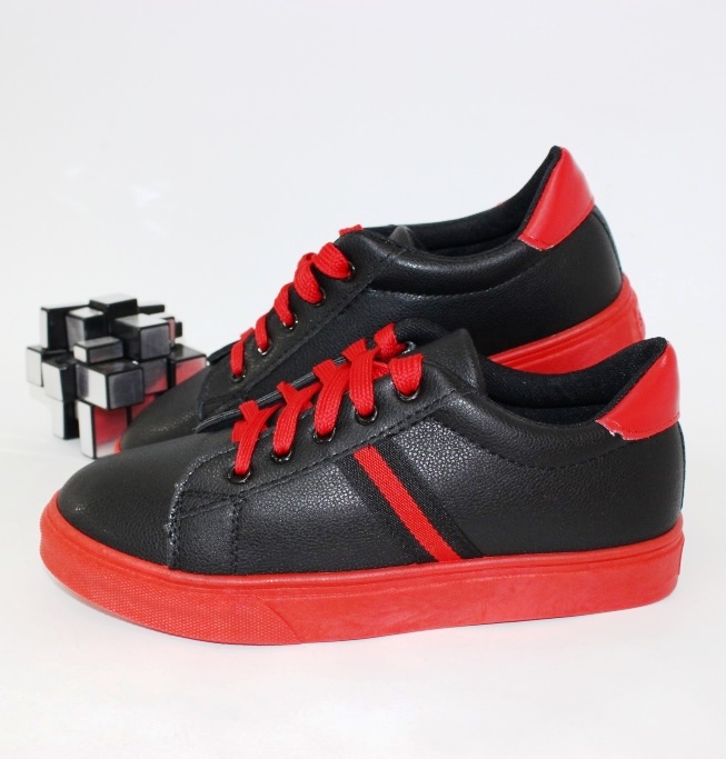 

Кеды молодёжные L&M H04-3 37 22.5см черный