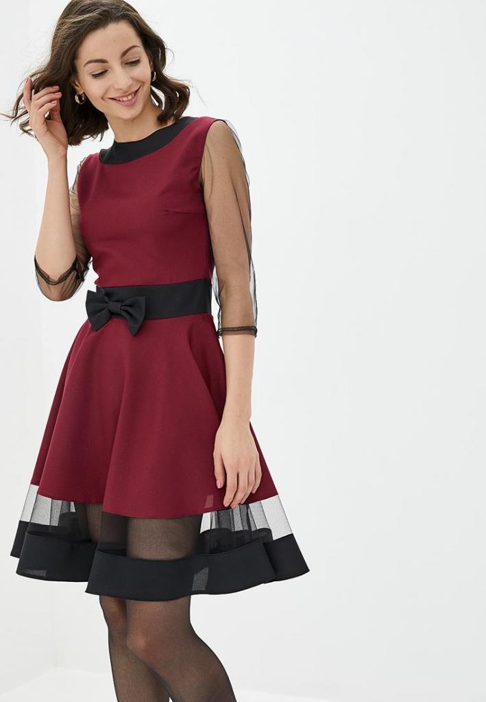 

Женское платье Подіум Comely 23981-BORDO  Бордовый, Женское платье Подіум Comely 23981-BORDO XL Бордовый