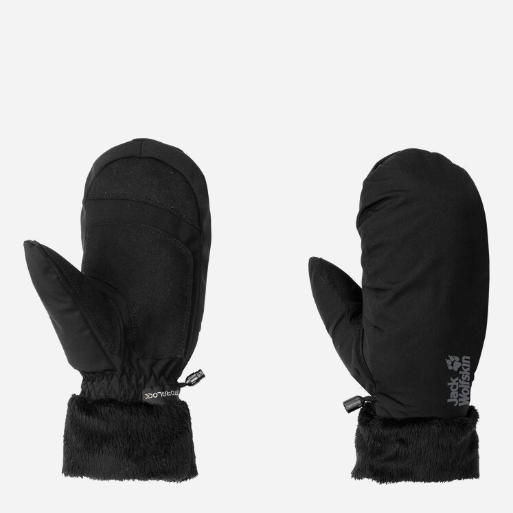 

Варежки Jack Wolfskin Stormlock Highloft Mitten Wmn 1907831-6000 L Черные