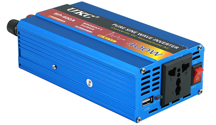 

Инвертор автомобильный UKC XR/YR 400W 12V Pure Sine