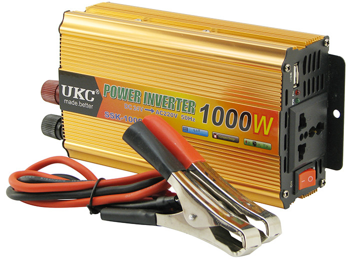 

Инвертор автомобильный UKC SSK 1000W 24V ModSine