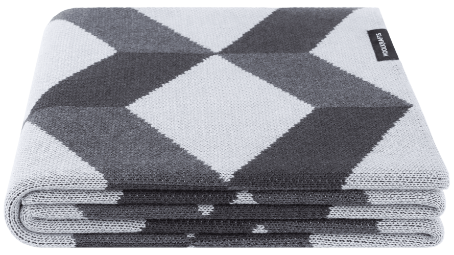 

Плед Woolkrafts Blocks 130x170 cм WCC103