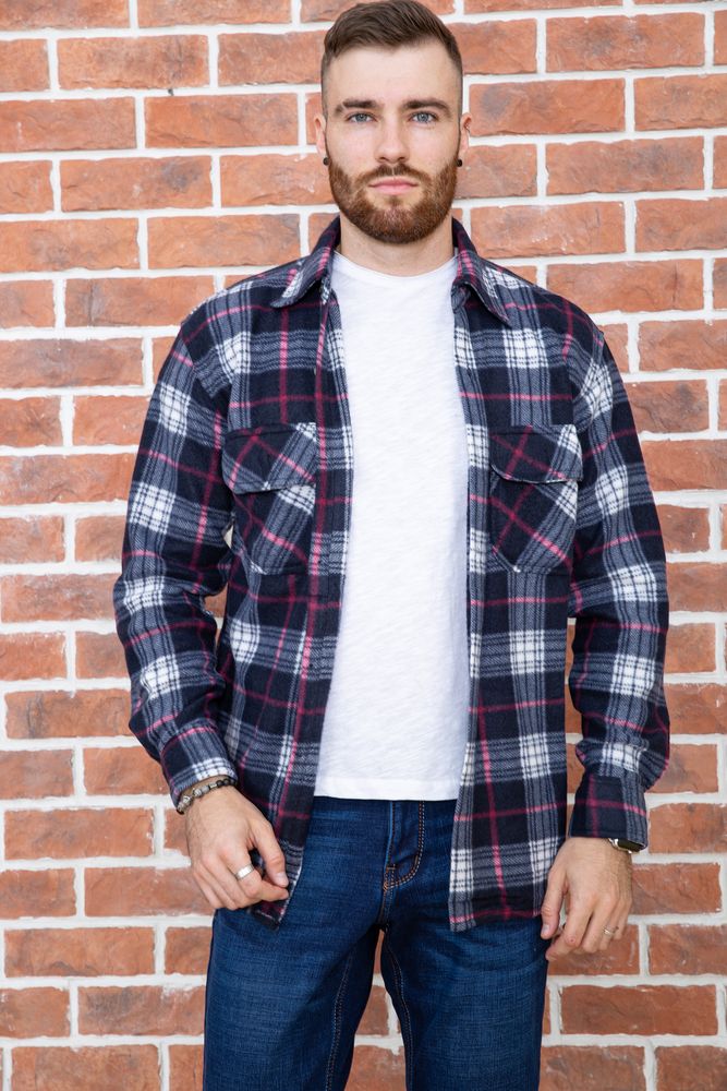 

Рубашка AGER L-XL Сине-серый 129R16115