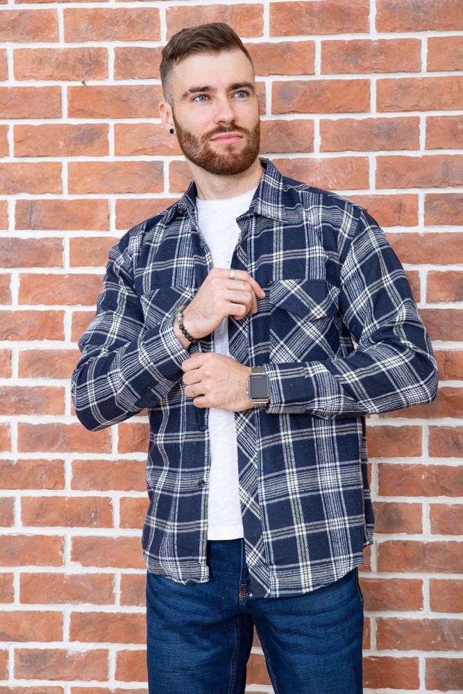 

Рубашка AGER XXXL Сине-желтый 129R16114