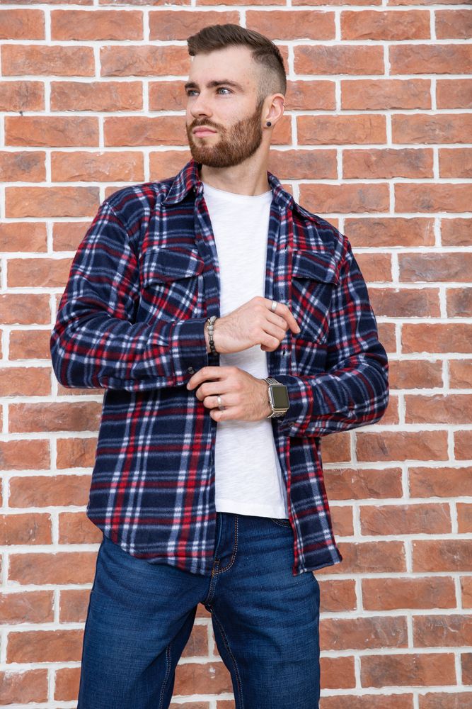 

Рубашка AGER XXXL-4XL Сине-бордовый 129R16115
