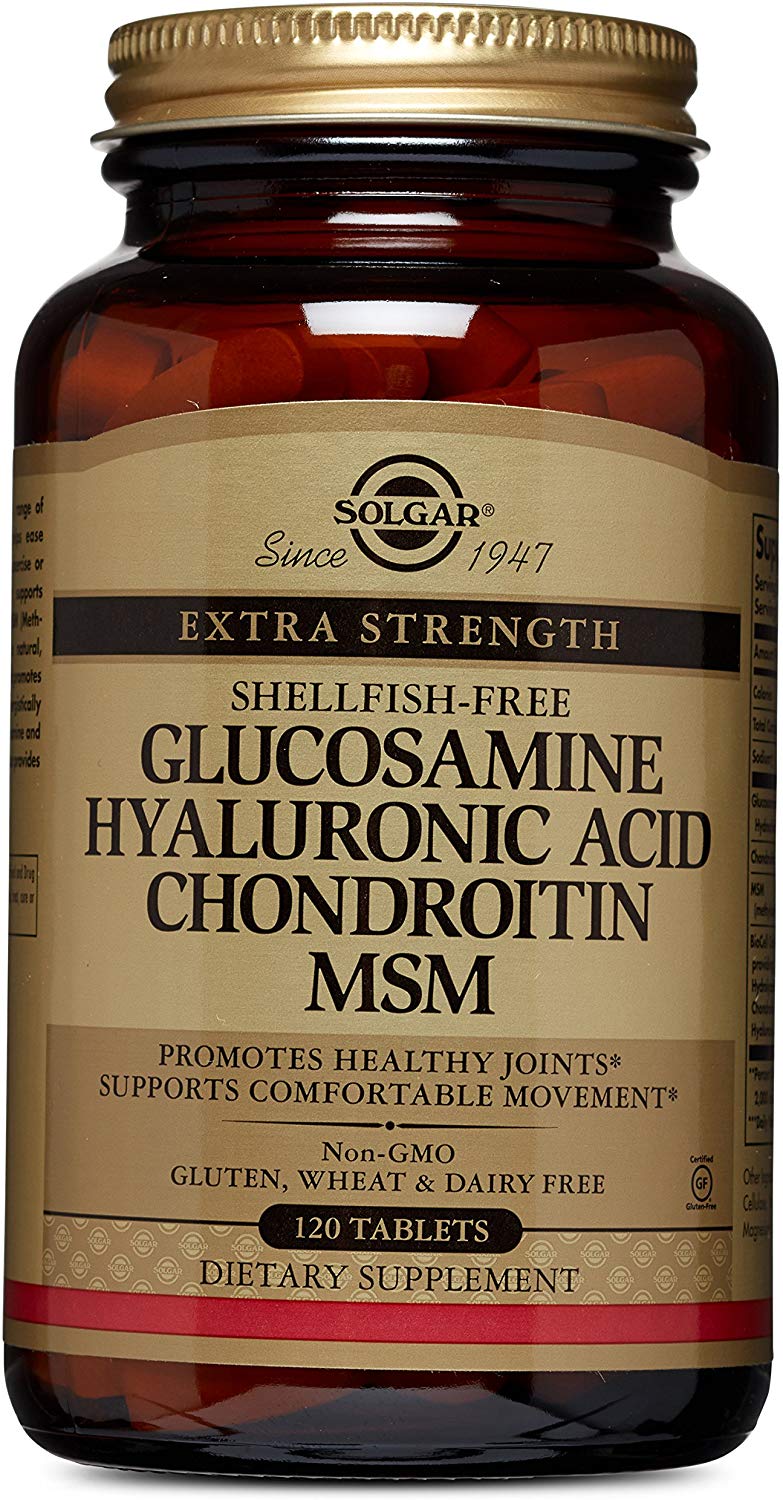 

Хондропротектор Solgar Glucosamine Hyaluronic Acid Chondroitin MSM 120 таблеток (4384302467)