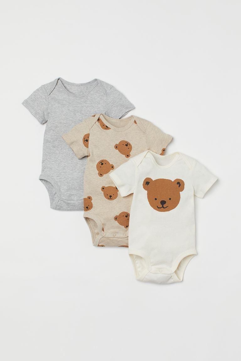 

Комплект боди H&M 3шт 12-18 МЕС 86см Мишки
