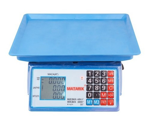 

Весы торговые MATARIX MX-412 50кг M