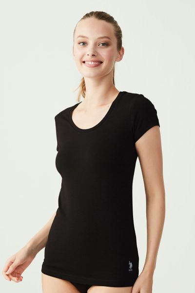 

Женская футболка U.S. Polo ASSN 66003 черная, Женская футболка U.S. Polo ASSN 66003 черная 38/M