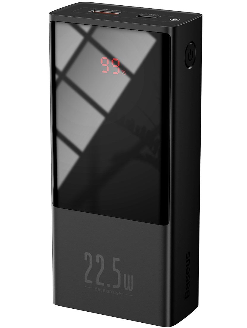 

УМБ Baseus Super Mini 20000mAh 22.5W 5A с технологией QC3.0+PD3.0 + Кабель USB to Type-C Черный