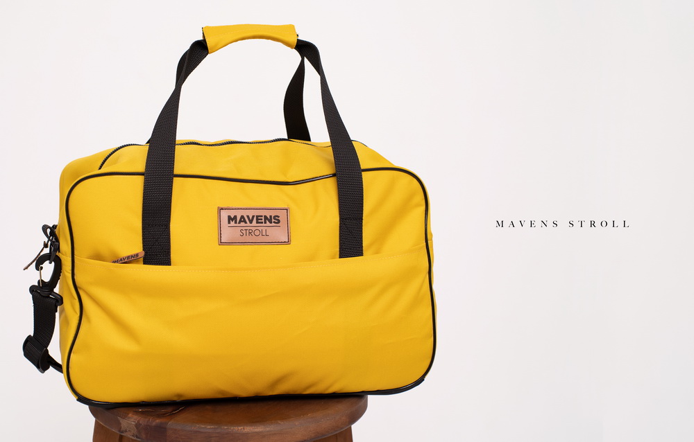 

Сумка "Mavens Stroll" для ручной клади, стандарт Ryanair и Wizz Air 40x20x25 см. Желтая, d08
