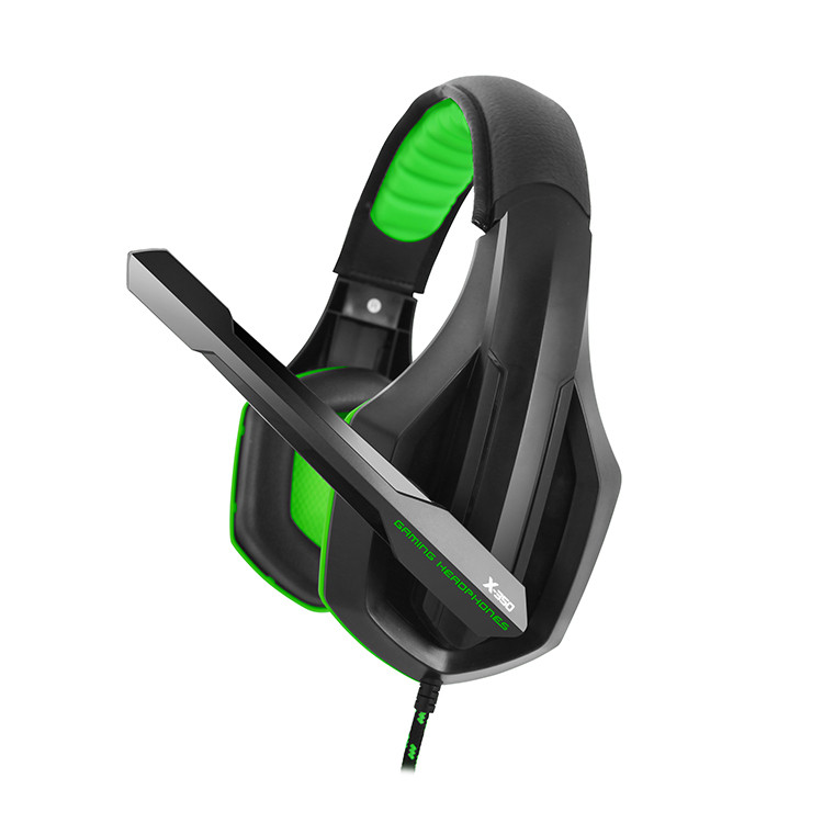 

Наушники Gemix X-350 Gaming Black/Green