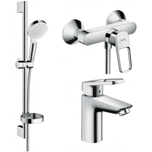 

Набор смесителей для душа Hansgrohe Logis Loop 100 71151000+71247000+26553400