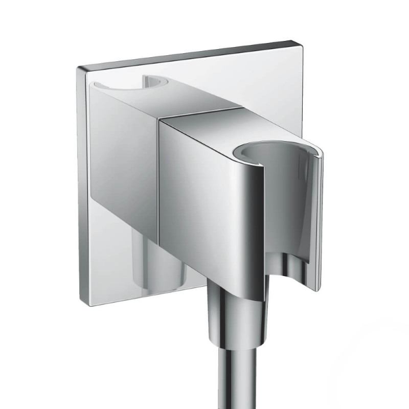 

Шланговое подсоединение Hansgrohe Fixfit Porter Square 26486000 с держателем для лейки (24814)