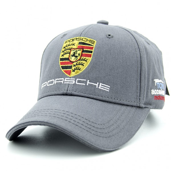 

Кепка с автомобильным логотипом Porsche A184 Серая