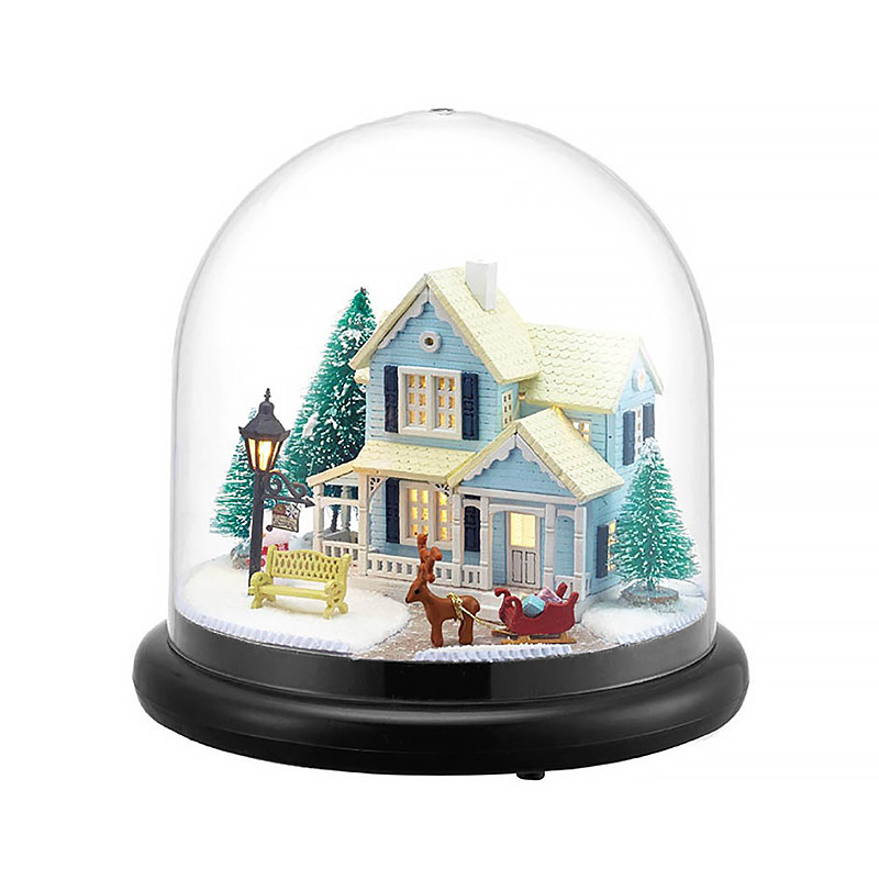 

3D Румбокс кукольный дом конструктор под куполом DIY Cute Room ZQW-2025 Легенды Севера (K/OPT2-6676-22901)