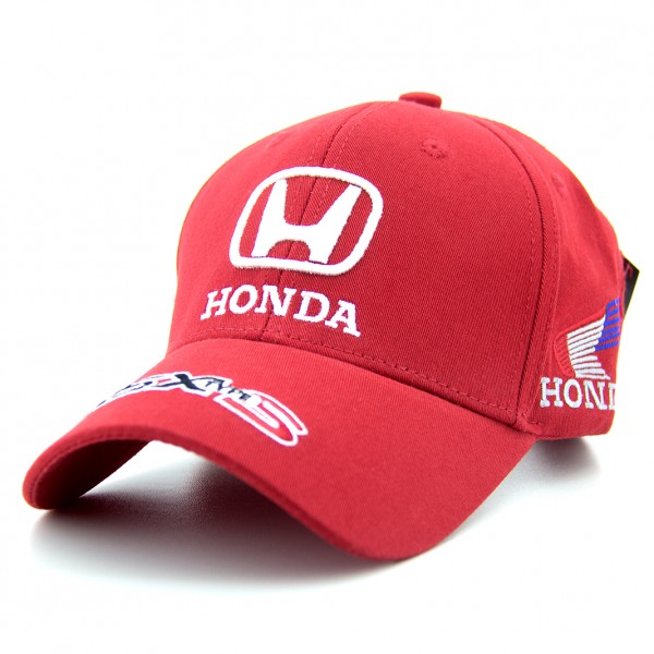 

Кепка с автомобильным логотипом Honda A22 Красная