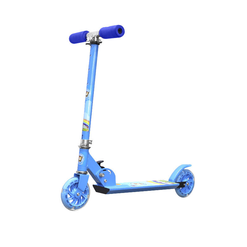 

Двухколёсный самокат Scooter 999 Blue детский складной с регулировкой руля ручным тормозом (K/OPT2-7344-26552)