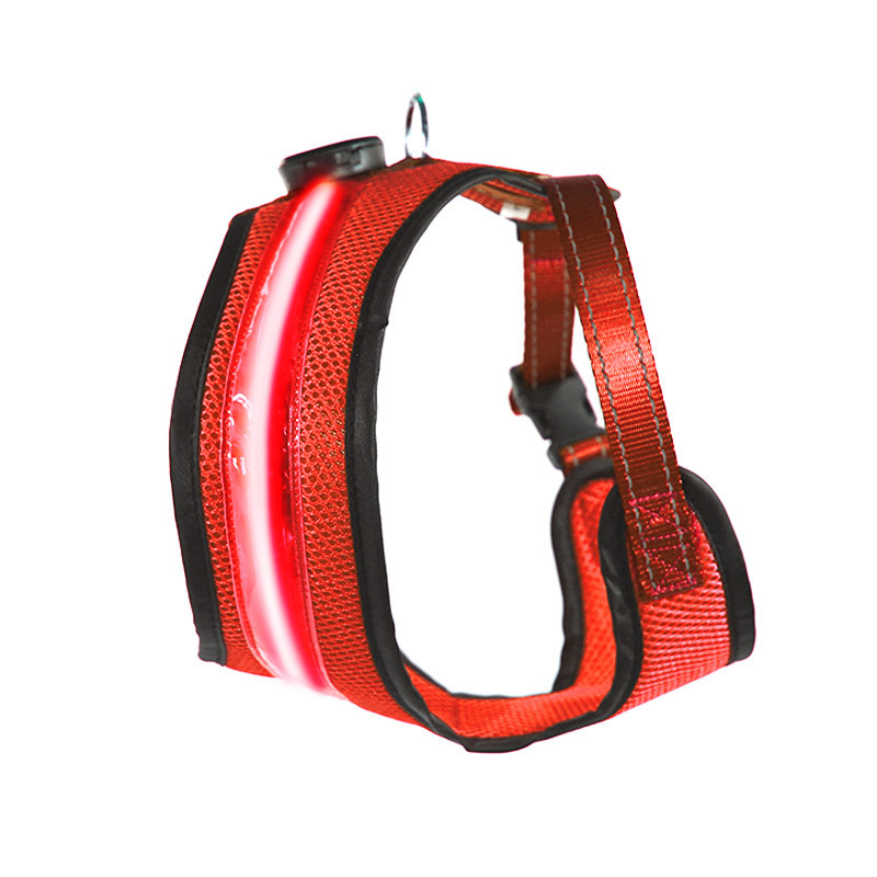 

LED шлея для собак Friend HY-051005 Red L нагрудный ремень (K/OPT2-6586-21347)