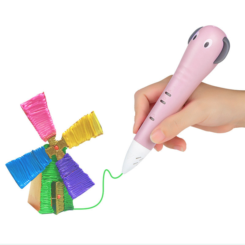 

3D-ручка Kaiyiyuan P65 Pink Elephant с трафаретами с USB EN низкотемпературная (K/OPT2-6599-22142)