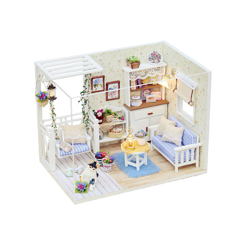 

3D Румбокс кукольный дом DIY Cute Room 3013 Kitten Diary детский конструктор (K/OPT2-5789-19411)