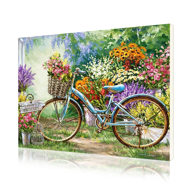 

Картина по номерам Lesko PH-9403 "Велосипед в саду" 40-50см набор для творчества живопись (K/OPT2-4771-14651)