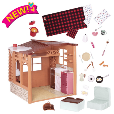 

Игровой набор Our Generation Дом с аксессуарами Cozy Cabin (BD37961)