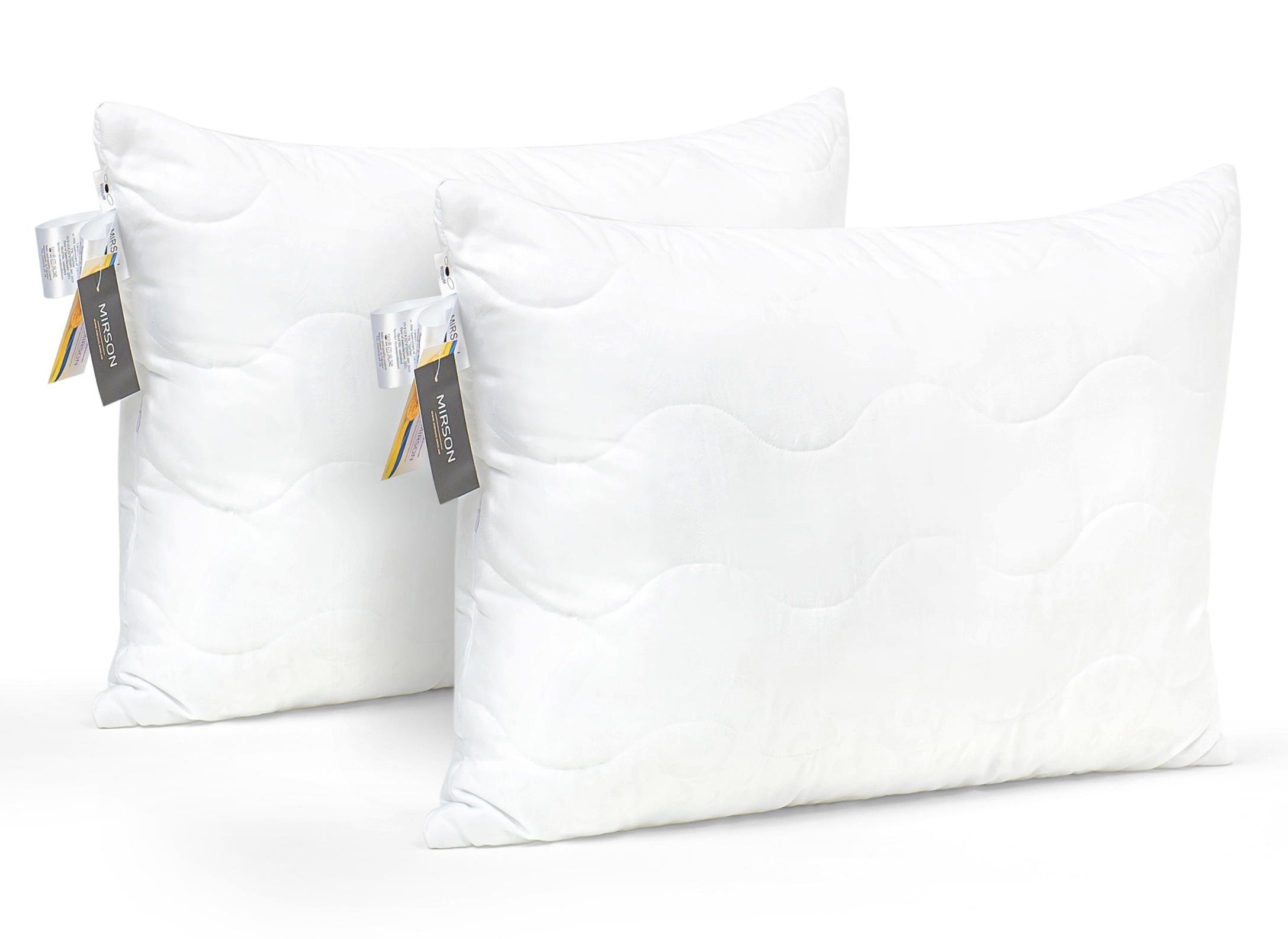 

Набор Подушек MirSon 1624 Eco Light White 50х70 см 2шт италия, хлопок