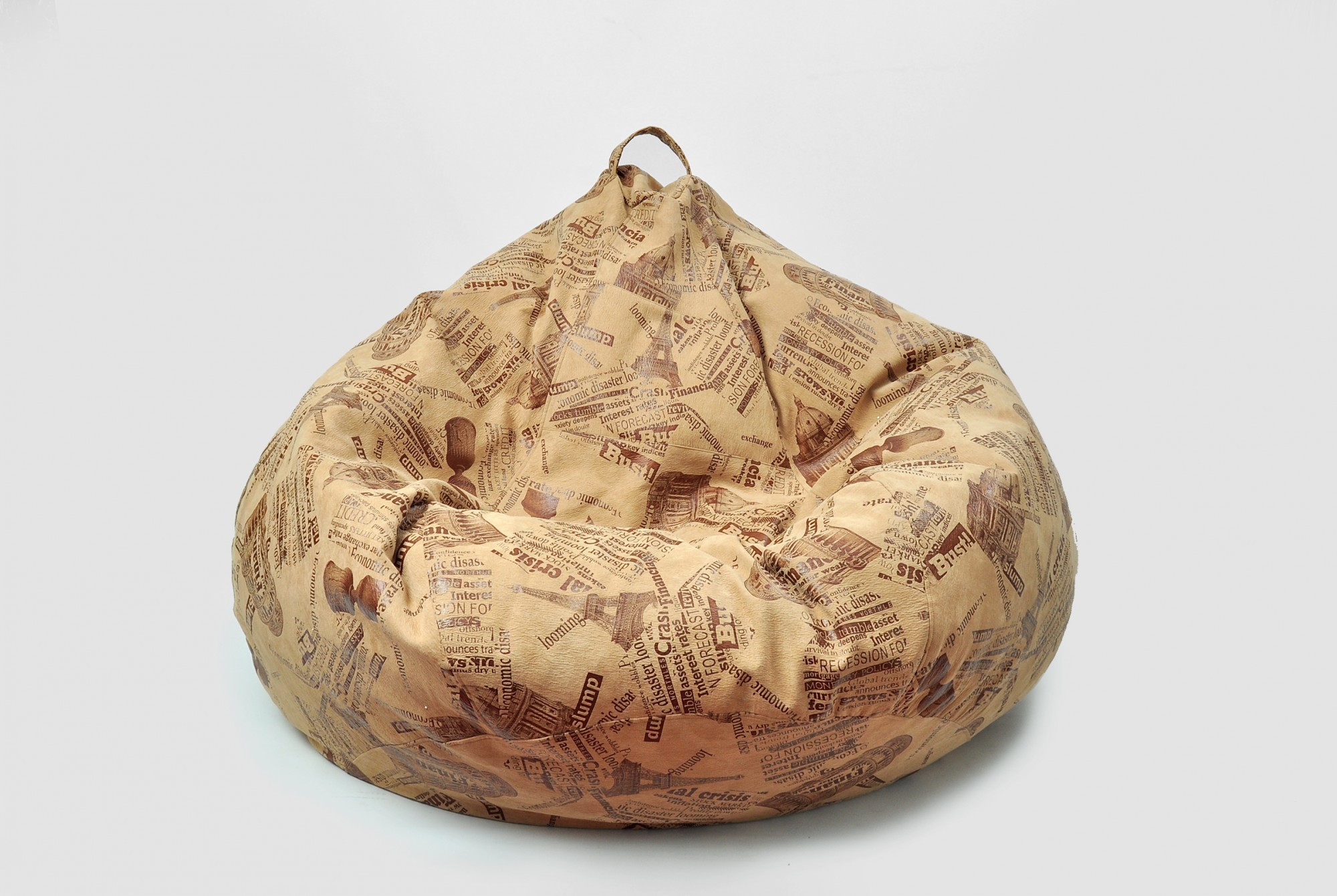 

Кресло-мешок Ecobag Капля 135/110 Бежевый